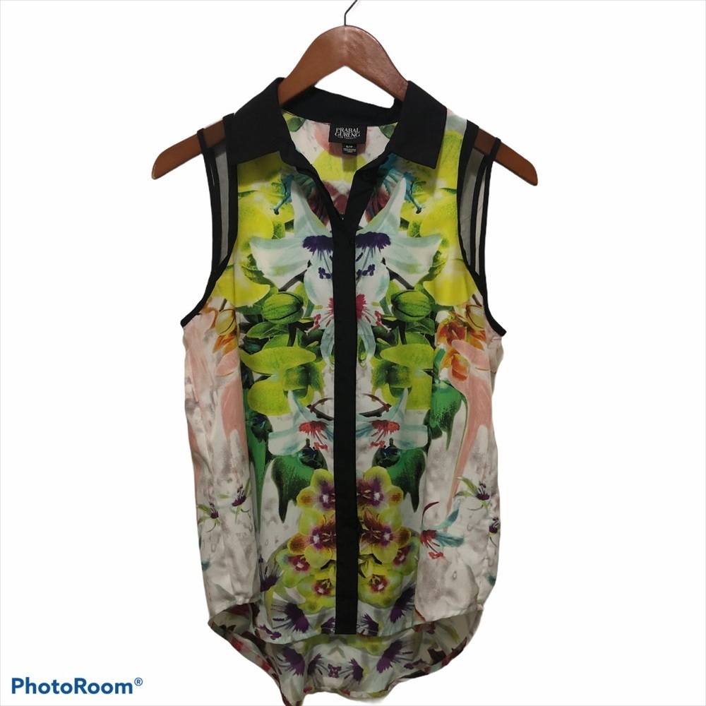 Prabal Gurung for Target Sleeveless Floral Top SMALL